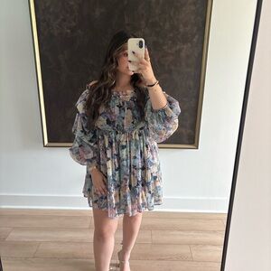 Floral Off-Shoulder Vici Dress